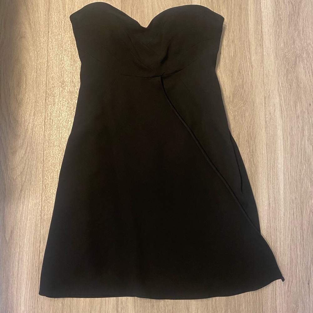 Tibi strapless mini dress with built in bra